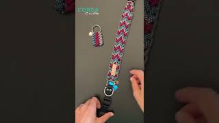 ⌘ Customized PARACORD DOG COLLAR  CORDA Crafts 🐾 [upl. by Nagap927]