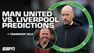 Manchester United vs Liverpool PREDICTIONS  Transfer Deadline Review 👀  ESPN FC [upl. by Brigette]