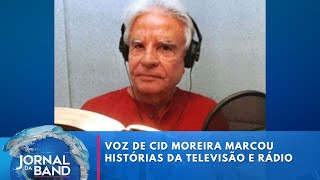 Morre o jornalista Cid Moreira aos 97 anos no Rio de Janeiro  Jornal da Band [upl. by Zorah]