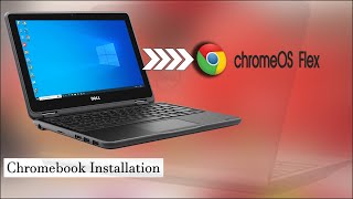 Chromebook  ChromeOS Flex Installation And Any other OS Installation  From USB Pendrive [upl. by Chris]