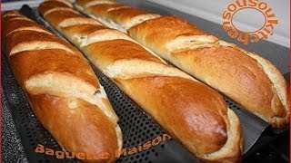 Recette de baguette maisonHomemade French baguette recipe [upl. by Crowell411]