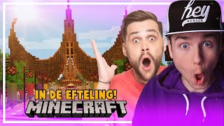 IN DE EFTELING   Minecraft met Teun [upl. by Einttirb]