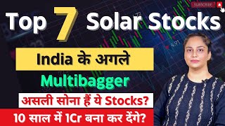 Best Solar Stocks To Buy Now For 2024🔥Solar Stocks In India  Green Stocks  Diversify Knowledge [upl. by Gazzo732]