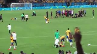 Neymar Gold Medal Penalty Kick [upl. by Aedni]