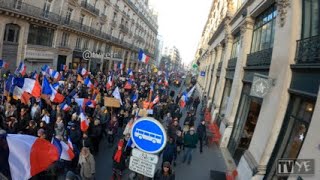 1712 « On veut la retraite à 60 ans  » Manifestation RDV de la résistance à Paris [upl. by Aicined]