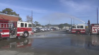 Beaufort Fire Department christens new truck [upl. by London274]