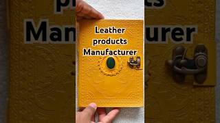 Leather Products Manufacturer in India leatherworking leatherbags fashion leathercraft journal [upl. by Corabelle368]