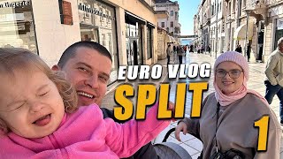 ZA POČETAK U TOPLIJE KRAJEVE Samija i Ranija povračaju EuVlog 1  Split i Rijeka [upl. by Kremer]