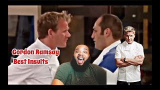 Hes a SAVAGE Gordon Ramsay Best Insults And Funny Moments  REACTION [upl. by Alletneuq]