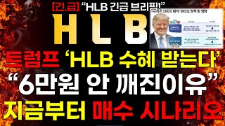 HLB 긴급 속보 트럼프 HLB 수혜 받는다 6만원 안 깨진 이유 quot HLB 지금부터 매수 시나리오quot [upl. by Gannon]