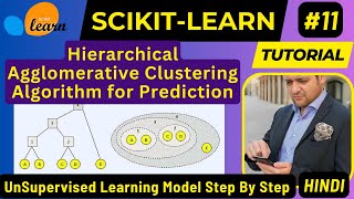 Hierarchical Agglomerative Clustering Scikit Learn tutorial Sklearn Tutorial  Datacode With Sharad [upl. by Hgielsa609]