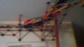 Elevated Lego Train on Knex Supports [upl. by Iams]