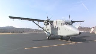 C23 Sherpa Landing And Taxiing [upl. by Aranahs]