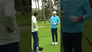 How Ian Poulter plays his chip and runs shortgame [upl. by Airdnaz]