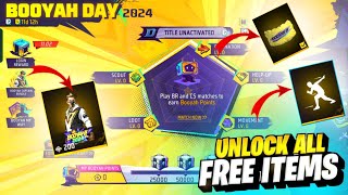 Booyah Day Event 2024  Free Fire New Event  BR Ranked Season 42 Reward [upl. by Yroffej349]