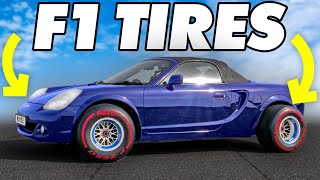 Can F1 Tires Make Your Road Car Faster [upl. by Kliman179]