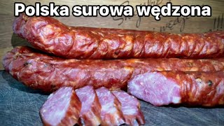 Kiełbasa POLSKA surowa wędzona🇵🇱💪 [upl. by Jackson707]