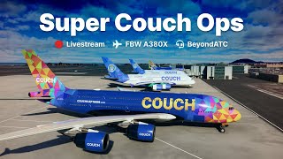 Couch Captains A380 Short Hauls  BeyondATC  Microsoft Flight Simulator [upl. by Evangelia47]