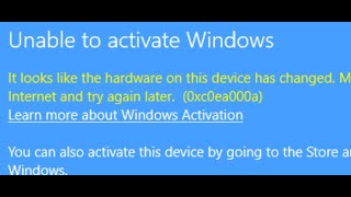 Fix Windows 1110 Activation Error 0xc0ea000a Unable To Activate Windows [upl. by Norrahs]