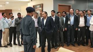 Mukesh Ambani visit in Kolkata Jio Godrej Office [upl. by Atews]