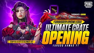 Forbidden Knowledge Ultimate Crate Opening  🔥 PUBG MOBILE 🔥 [upl. by Zilla]