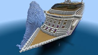 cruise ship sinking Part 1 minecraft [upl. by Ferrell]