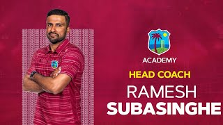 Ramesh Subasinghe Appointed Head Coach Of West Indies Men’s Academy [upl. by Miarfe180]