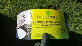 Colocación Bordura para jardín [upl. by Lucania]