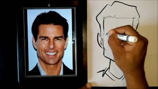 How To Draw A Caricature Using Easy Basic Shapes [upl. by Candida]