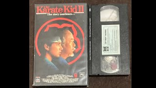 OpeningClosing to The Karate Kid II 1987 VHS [upl. by Einaej]