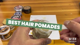 Best Hair Pomades  Wise Barbers Top Picks [upl. by Anibor]