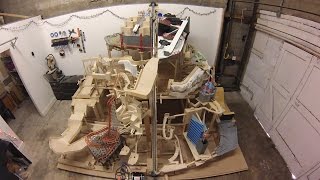 Marble Mountain a themed marble machine marble run [upl. by Amalberga504]