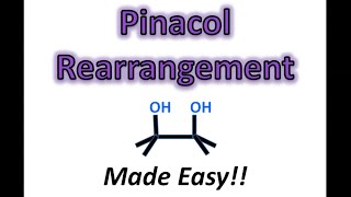 Pinacol Rearrangement Made Easy Pt 1 Products  Mechanism  Organic Chemistry [upl. by Petie832]