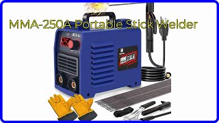 REVIEW 2024 MMA250A Portable Stick Welder ESSENTIAL details [upl. by Rusert]