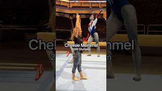 Learning an Olympian’s signature move 😳 gymnast gymnastics sports olympics Chellsie Memmel [upl. by Nimar674]