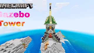 how to make a Minecraft build Gazebo Tower Tutorial [upl. by Garey487]