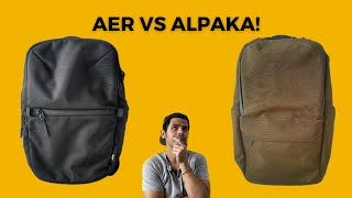 Alpaka Elements Pro vs Aer City Pack Epic Tech  EDC Backpack Comparison [upl. by Gertrude]