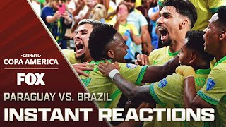 Brazil DOMINATES in 41 victory over Paraguay  2024 Copa América [upl. by Wilber]