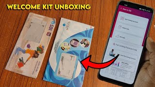 SBI Welcome Kit received😎 SBI Online account openingwelcome kit Unboxing क्या क्या मिला देखें [upl. by Reckford]