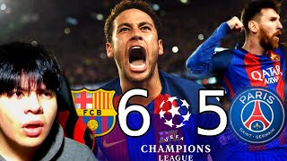 Reacting To Barcelona Insane COMEBACK vs PSG both legs [upl. by Yspyg]