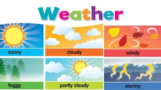 Hows The Weather  The Weather for Kids  Learn Vocabulary in English [upl. by Sharai]