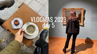 VLOGMAS 2023 Day 5 I taking the dog to the groomer trip to the National Museum cooking at home [upl. by Sidky]