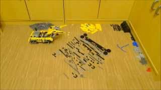 Lego 8043 Technic Raupenbagger motorized excavator speed building timelaps [upl. by Bratton]