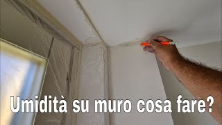 Cosa fare con umidità su muro  consigli  tutorial completo [upl. by Cathi]