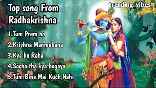 Top 5 Song From Radha krishna   Radha Krishna Serial  Best Krishna Bhajan sumellika [upl. by Akeemaj]