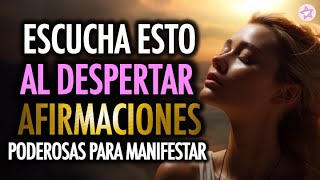 💜🙏🏻 AFIRMACIONES POSITIVAS para Empezar el Día 🙏🏻 🌤 MOTIVACIÓN PARA LA MAÑANA [upl. by Ahtis293]