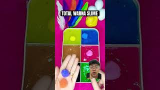 TOTAL WARNA SLIME⁉️slime satisfying challenge shorts [upl. by Sapienza]