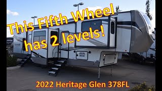 2022 Heritage Glen 378FL 2 level RV [upl. by Yssep526]