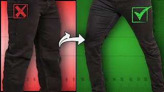 Tailor All Your BAGGY Jeans With This EASY TUTORIAL TRY IT [upl. by Wehtta898]