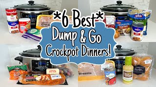 6 CHEAP amp STUNNING CROCKPOT DINNERS  The EASIEST Dump and Go Slow Cooker Recipes  Julia Pacheco [upl. by Petrick775]